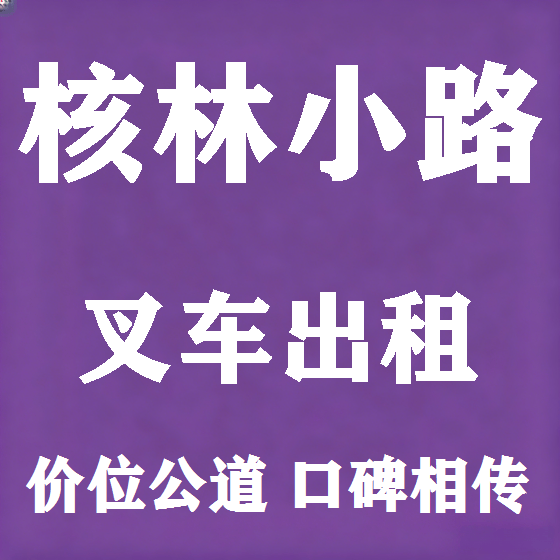 北京核林小路叉车租赁图