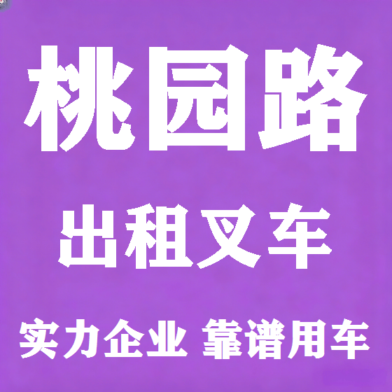 北京桃园路叉车租赁图