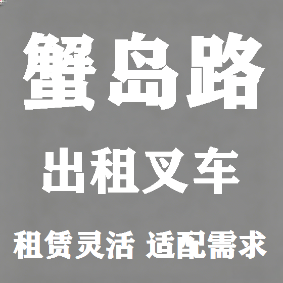 北京蟹岛路叉车租赁图