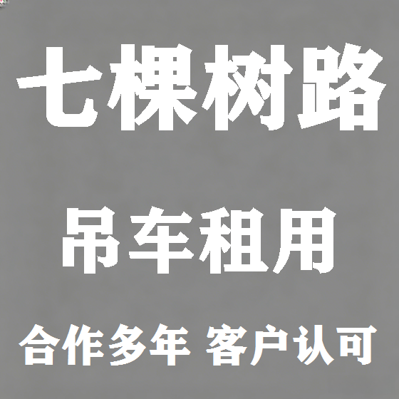 北京七棵树路吊车租赁图