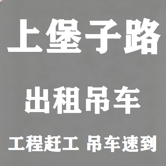 北京上堡子路吊车租赁图