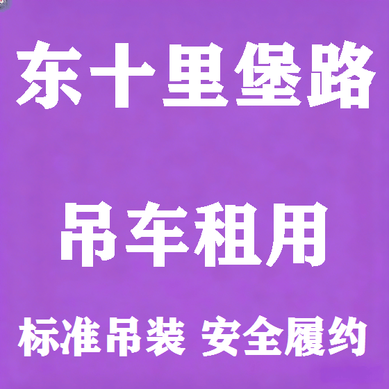 北京东十里堡路吊车租赁图