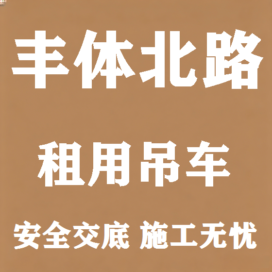 北京丰体北路吊车租赁图