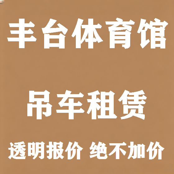 北京丰台体育馆吊车租赁图