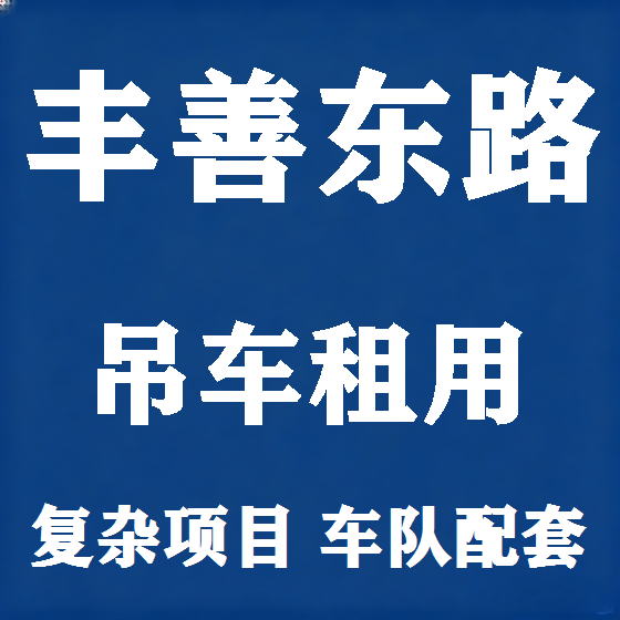 北京丰善东路吊车租赁图