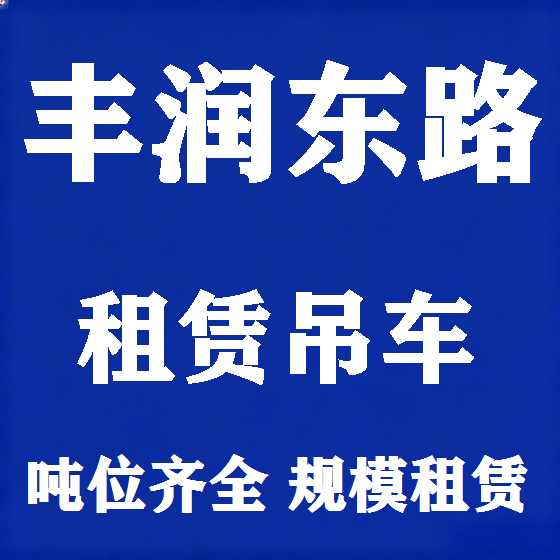 北京丰润东路吊车租赁图
