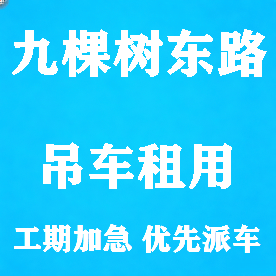 北京九棵树东路吊车租赁图