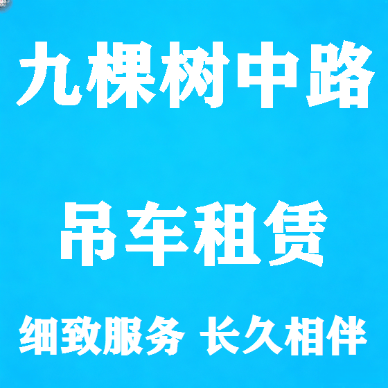 北京九棵树中路吊车租赁图