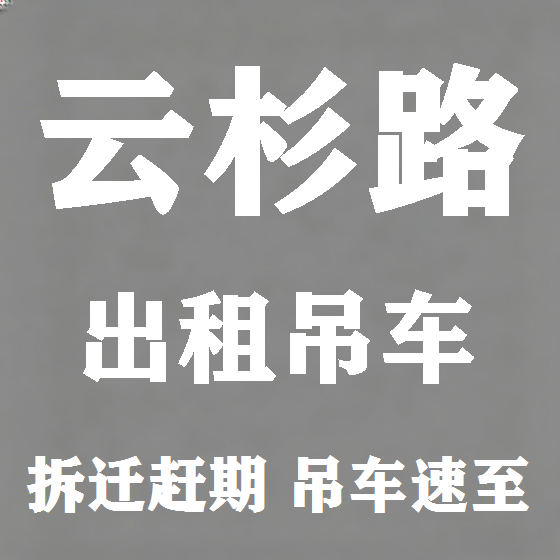 北京云杉路吊车租赁图