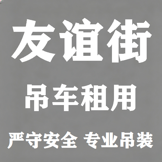 北京友谊街吊车租赁图