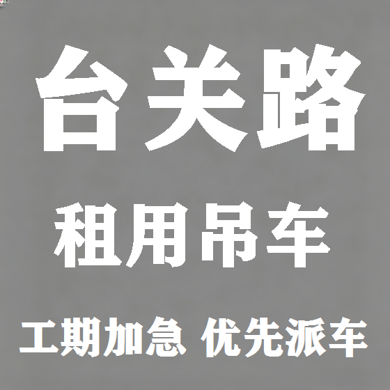 北京台关路吊车租赁图