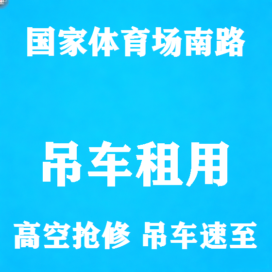 北京国家体育场南路吊车租赁图