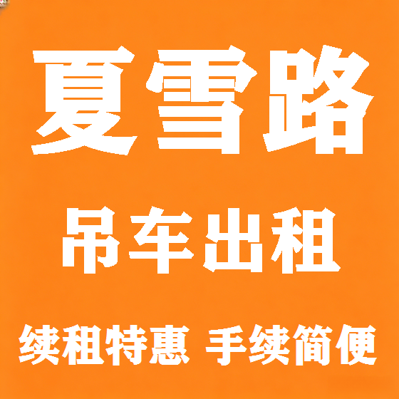 北京夏雪路吊车租赁图