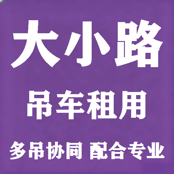 北京大小路吊车租赁图