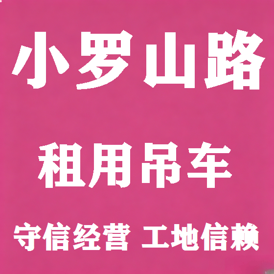 北京小罗山路吊车租赁图