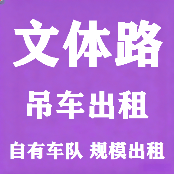 北京文体路吊车租赁图