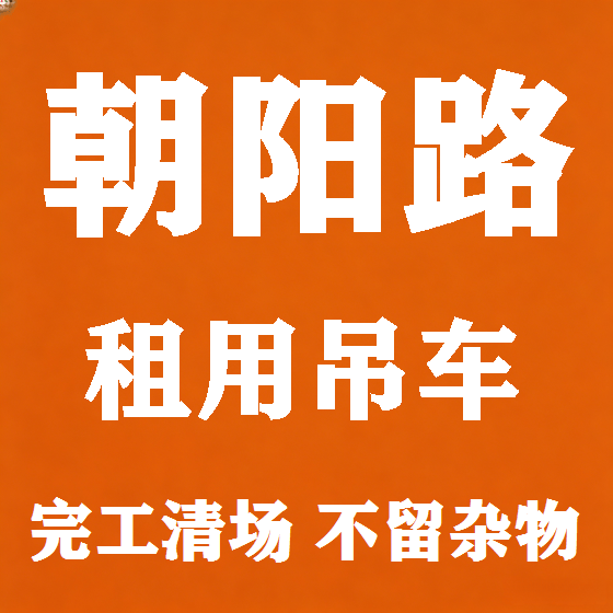 北京朝阳路吊车租赁图