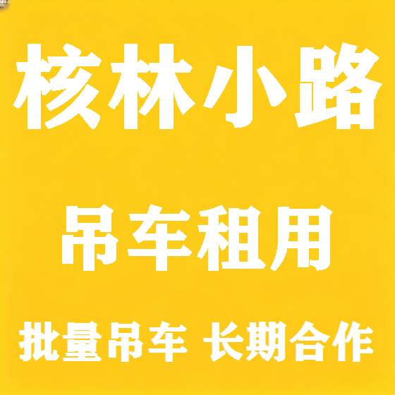 北京核林小路吊车租赁图