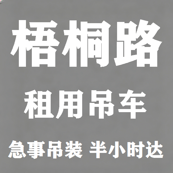 北京梧桐路吊车租赁图