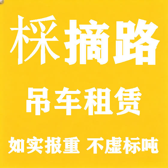 北京棌摘路吊车租赁图