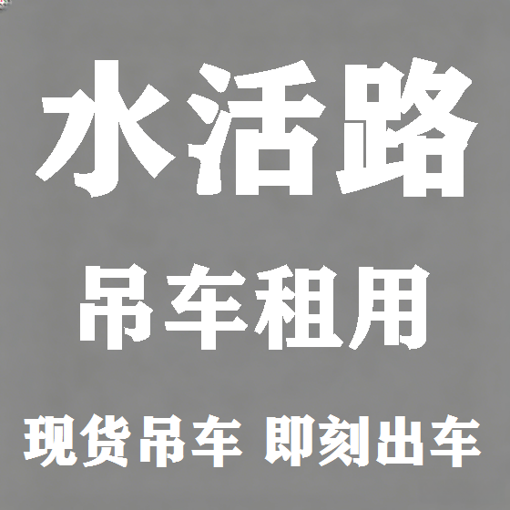 北京水活路吊车租赁图