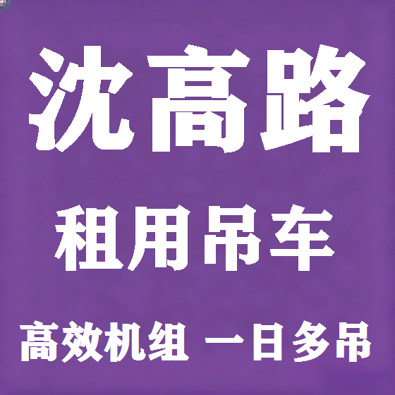 北京沈高路吊车租赁图