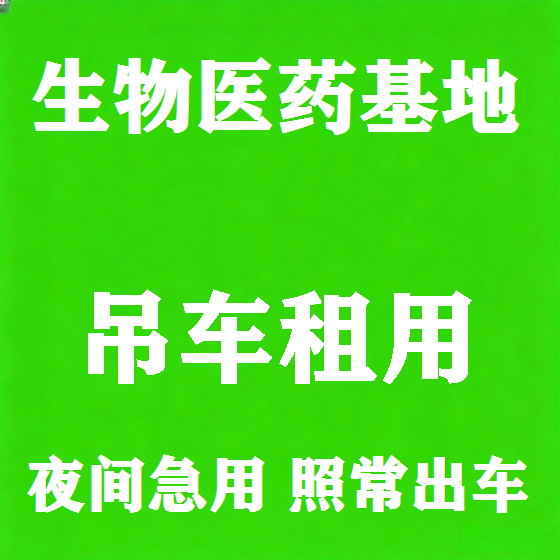 北京生物医药基地吊车租赁图