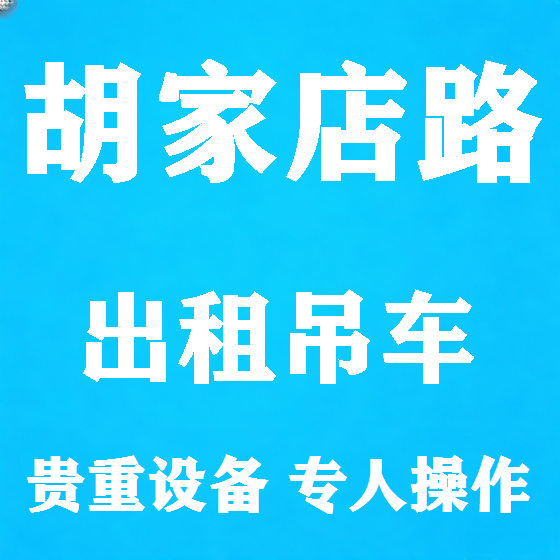 北京胡家店路吊车租赁图