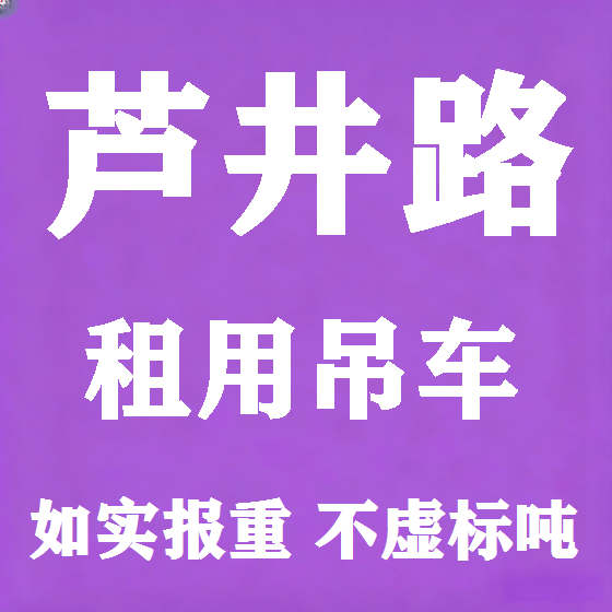北京芦井路吊车租赁图