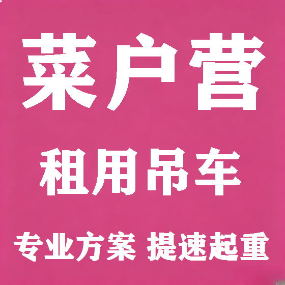 北京菜户营吊车租赁图