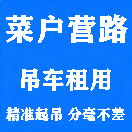 北京菜户营路吊车租赁图