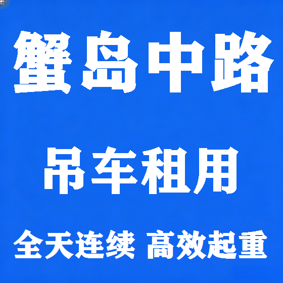 北京蟹岛中路吊车租赁图