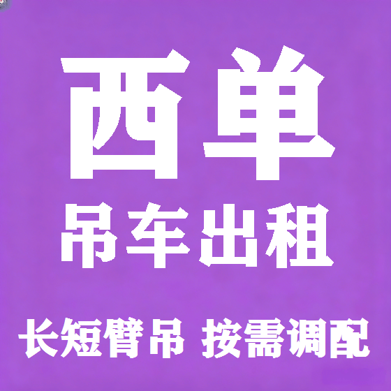 北京西单吊车租赁图