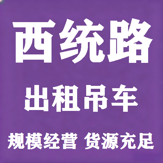 北京西统路吊车租赁图