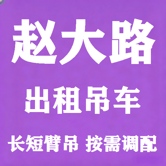 北京赵大路吊车租赁图