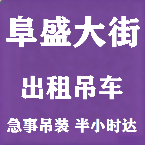 北京阜盛大街吊车租赁图