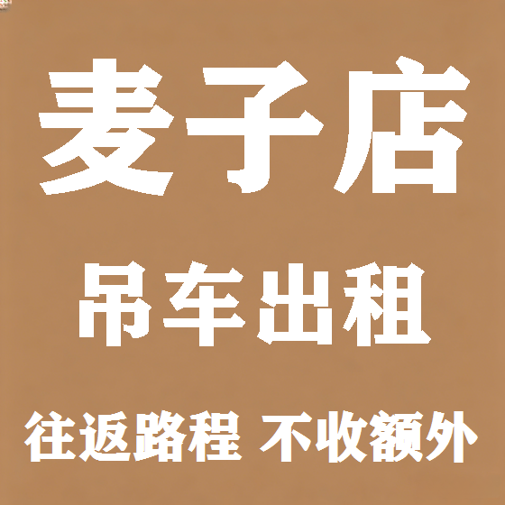 北京麦子店吊车租赁图