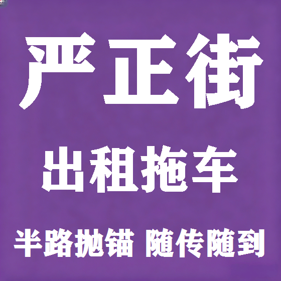 北京严正街拖车救援租赁图