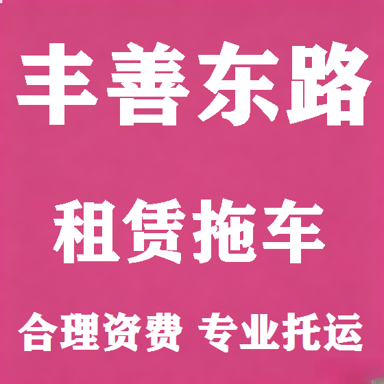北京丰善东路拖车救援租赁图