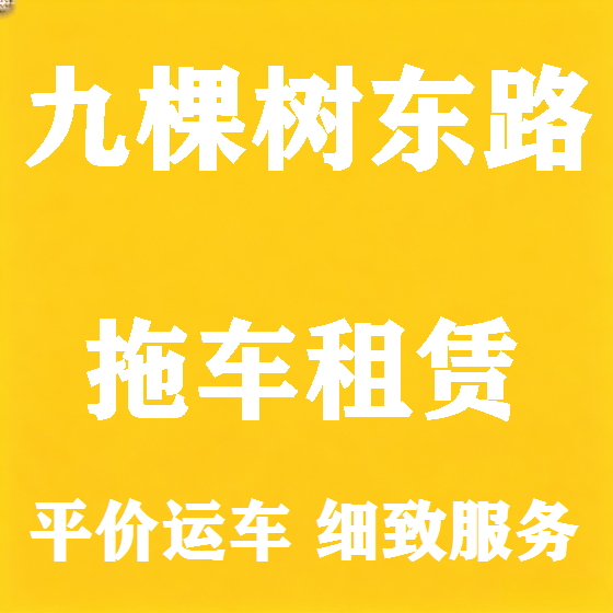 北京九棵树东路拖车救援租赁图