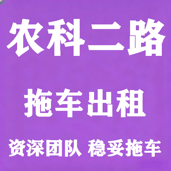 北京农科二路拖车救援租赁图