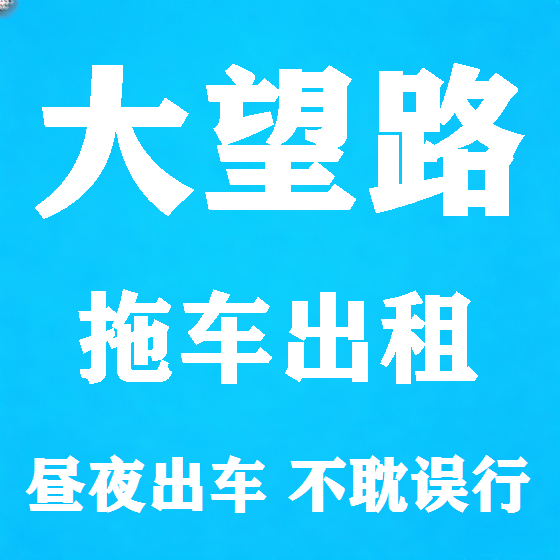 北京大望路拖车救援租赁图