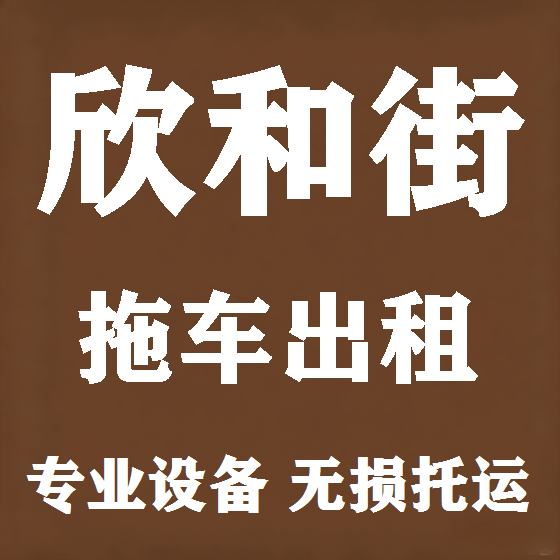 北京欣和街拖车救援租赁图