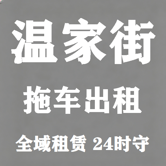 北京温家街拖车救援租赁图