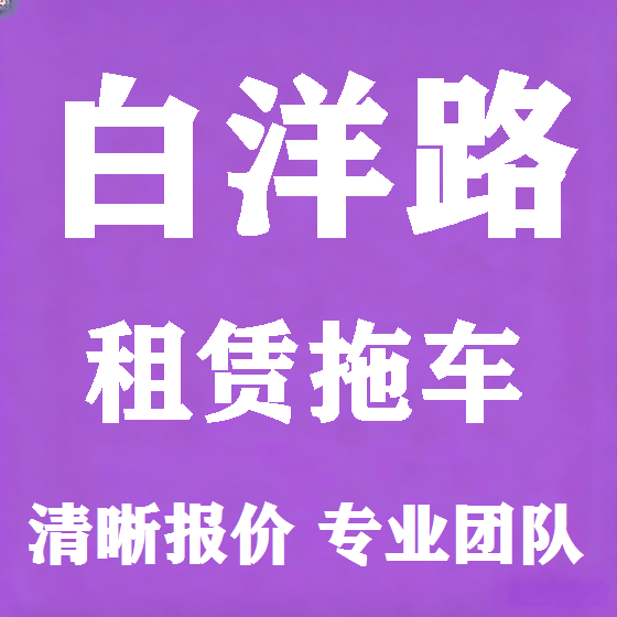 北京白洋路拖车救援租赁图