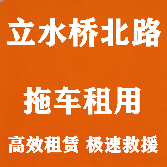 北京立水桥北路拖车救援租赁图