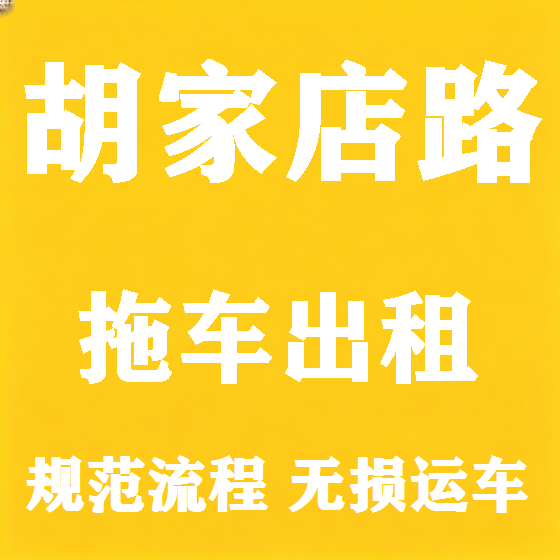 北京胡家店路拖车救援租赁图