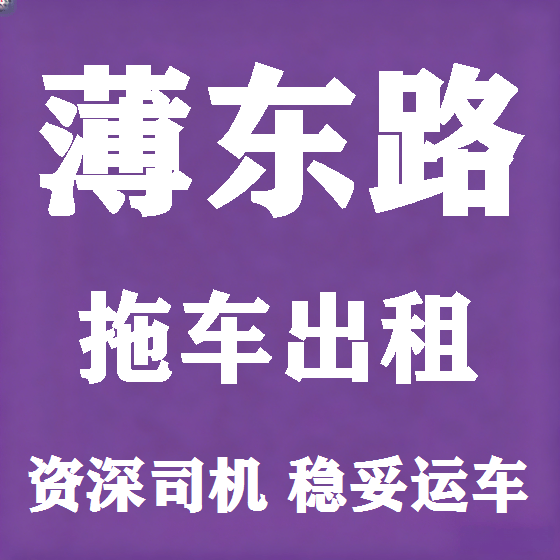北京薄东路拖车救援租赁图