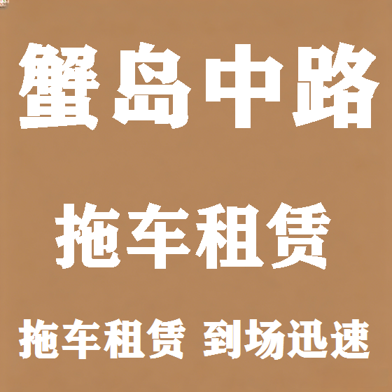 北京蟹岛中路拖车救援租赁图
