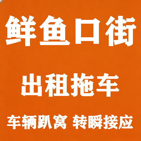 北京鲜鱼口街拖车救援租赁图